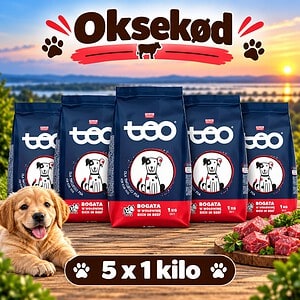 5 X 1 kg Oksekød