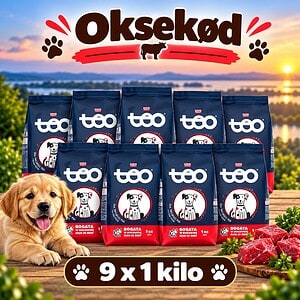 9 x 1. kg Oksekød