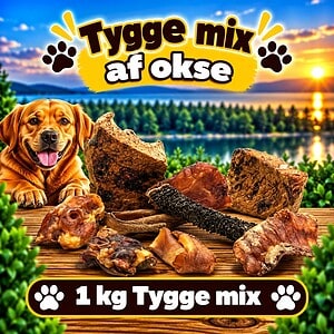 1 kg. Tyggemix af Okse