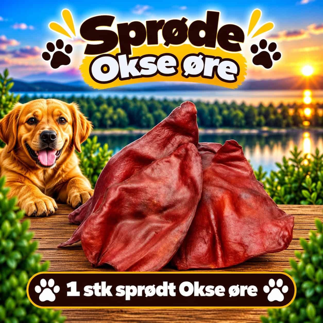 1. stk. Røget okse øre