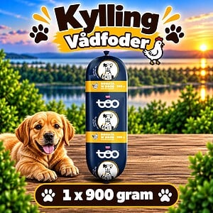 Pate pølse 900g kylling - 80 % kød