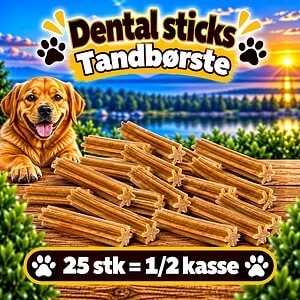 Dental sticks 25 stk. (Halv kasse) XL