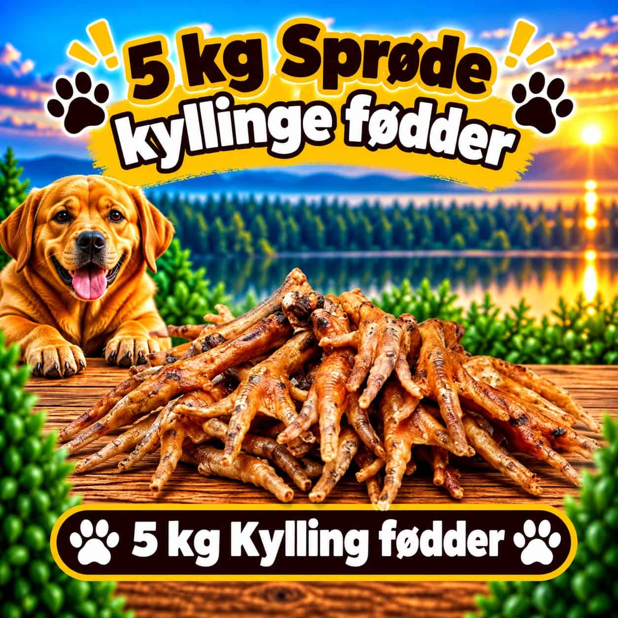 5. kg. Kylling fødder